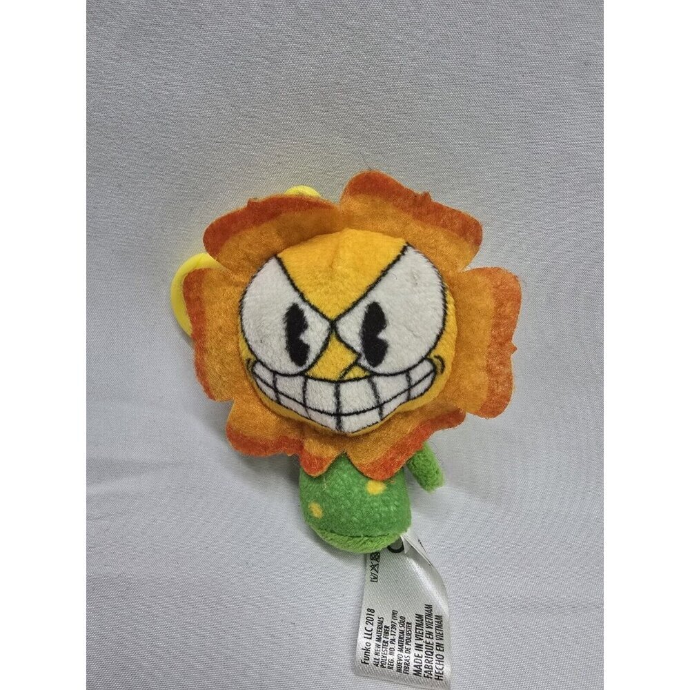 Funko Blindbag Keychain Plush: Funko Cuphead Plush Cagney Carnantion 3"